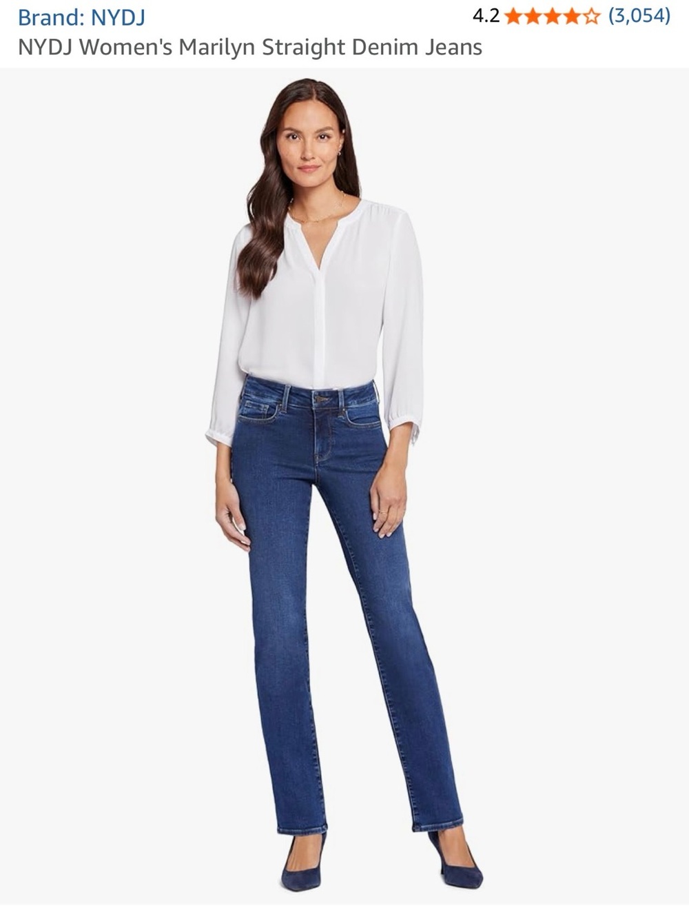 NYDJ Women's Marilyn Straight Leg Jeans